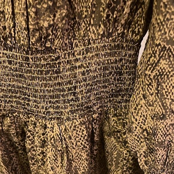 RAILS Faren SepiaPython Dress. Size M - Picture 5 of 6